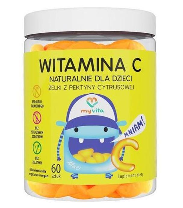 MyVita Witamina C Żelki z pektyny cytrusowej - 60 szt. - cena, opinie, właściwości