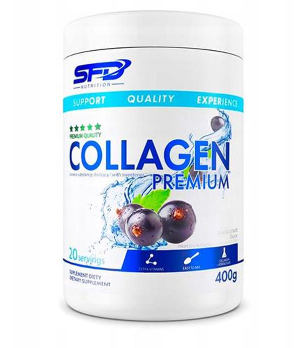 SFD Collagen Premium Blackcurrant, 400 g cena, opinie, właściwości