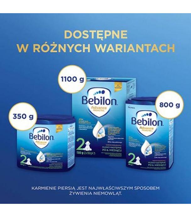 Bebilon 2 z Pronutra-Advance Mleko modyfikowane w proszku, 1100 g Dla niemowląt od 6 miesiąca życia, cena, opnie, stosowanie