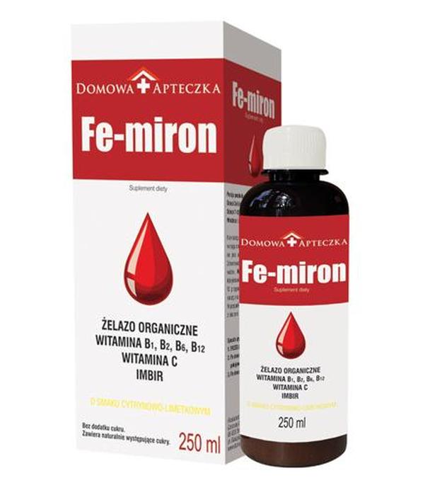 DOMOWA APTECZKA Fe-miron - 250 ml - cena, stosowanie, opinie