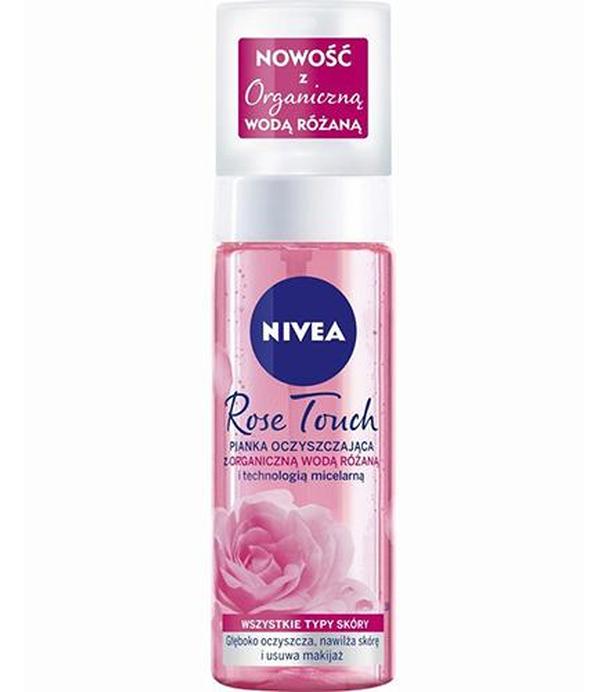 Nivea Rose Touch Pianka oczyszczająca z organiczną wodą różaną i technologią micelarną, 150 ml, cena, opinie, właściwości