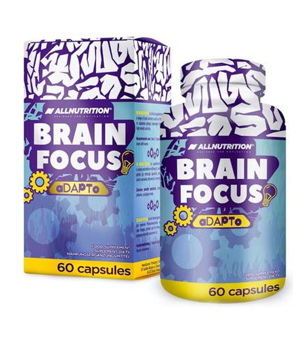 Allnutrition Brain Focus Adapto - 60 kaps. - cena, opinie, składniki
