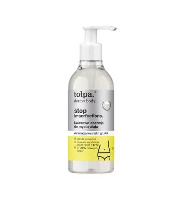 Tołpa Dermo Body Stop Imperfections, esencja do mycia ciała przeciw niedoskonałościom, 300 ml