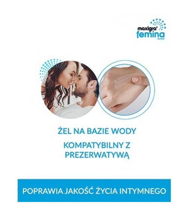 Maxigra Femina - nawilżający żel poprawiający jakość życia intymnego - 75 ml