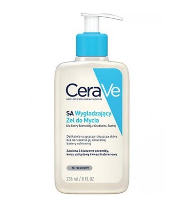 CeraVe SA, wygładzający żel do mycia, 236 ml