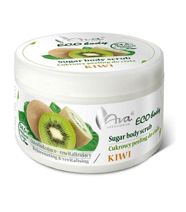 Ava Eco Body Kiwi Cukrowy peeling do ciała - 250 g - cena, opinie, właściwości