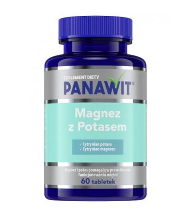 PANAWIT Magnez z Potasem, 60 tabletek