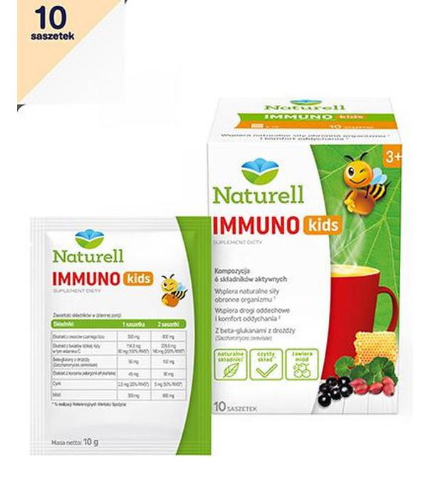 Naturell Immuno Kids, 10 saszetek - ważny do 2025-10-31