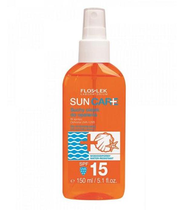FLOS-LEK SUN CARE Suchy olejek do opalania w sprayu SPF 15 - 150 ml