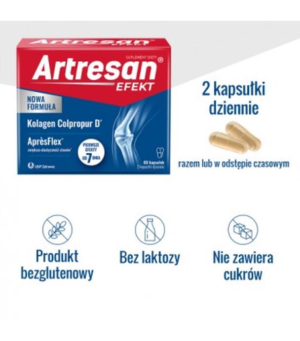 Artresan Efekt AprèsFlex® kolagen na stawy, kapsułki, 60 sztuk