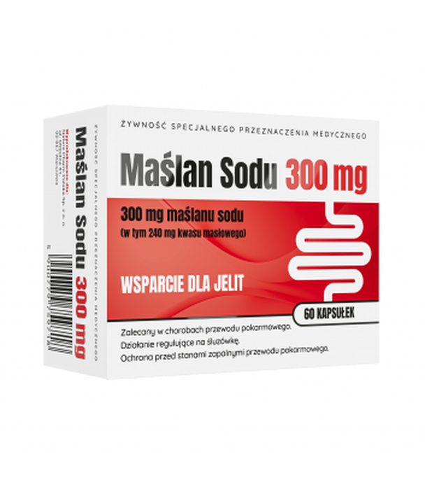 Nature Pharm, Maślan Sodu, 300 mg, kapsułki, 60 sztuk