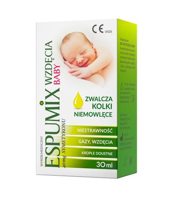Espumix Wzdęcia baby 40 mg symetykonu, 30 ml