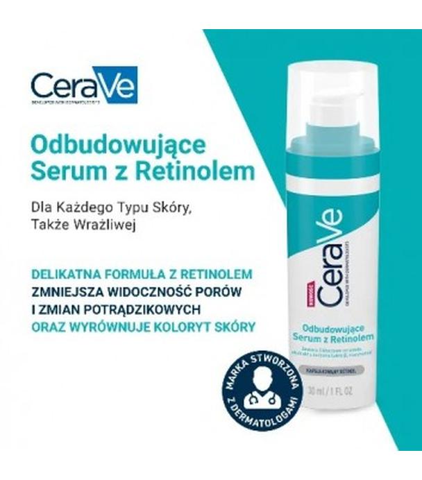 CeraVe, odbudowujące serum z retinolem, 30 ml