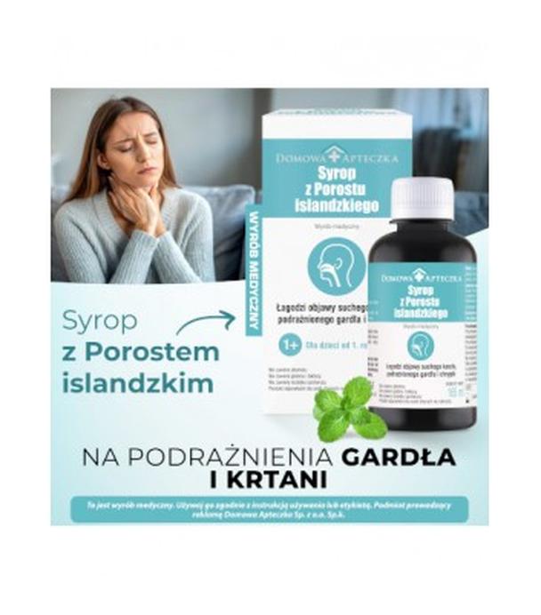 DOMOWA APTECZKA Syrop z porostu islandzkiego, 165 ml