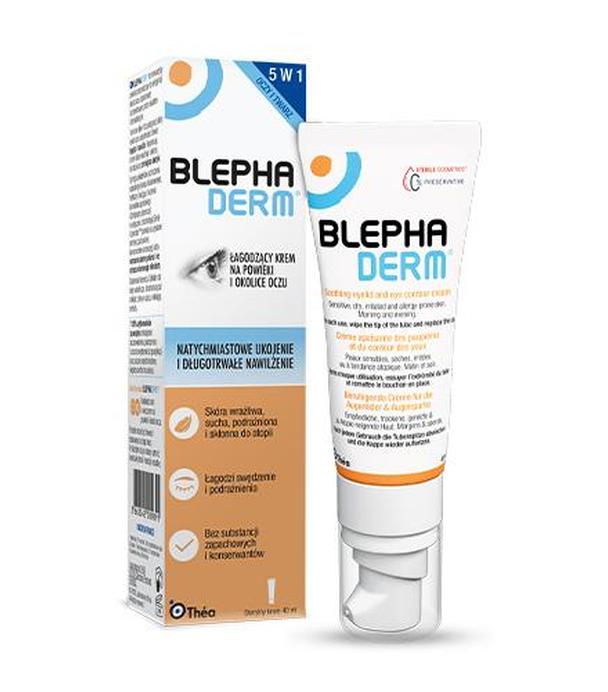 Blephaderm Krem na powieki i okolice oczu łagodzący, 40 ml