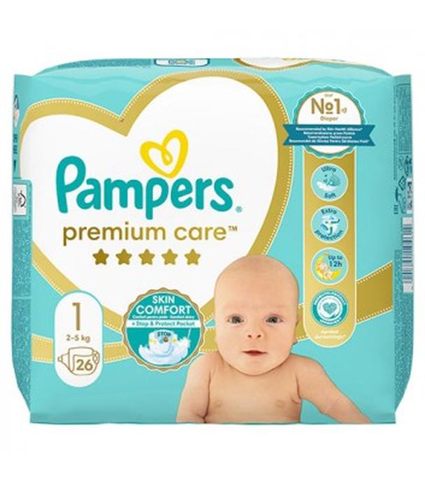 Pampers Pieluchy Premium Care New Born, 26 sztuk pieluszek