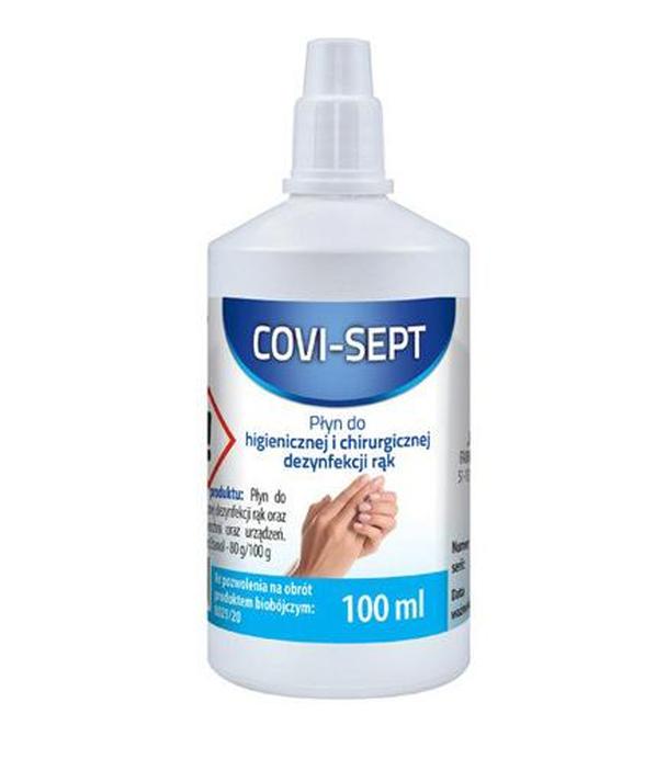 Covi-Sept Płyn do higienicznej i chirurgicznej dezynfekcji rąk - 100 ml - cena, opinie, stosowanie