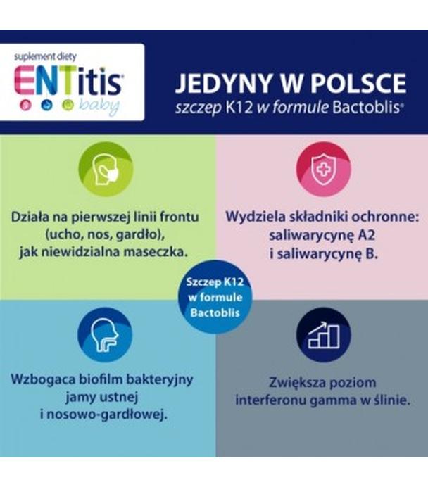 Entitis Baby Smak truskawkowy, 30 saszetek - ważny do 2024-10-31