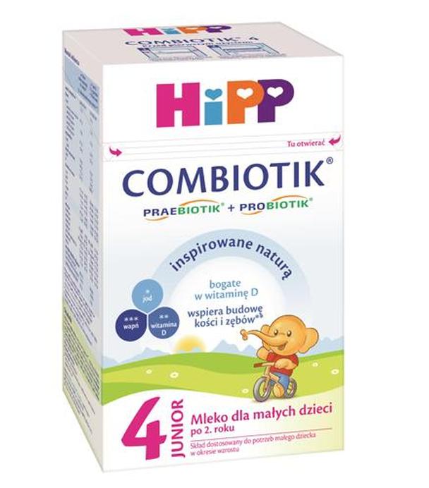 HIPP JUNIOR COMBIOTIK 4 Mleko dla małych dzieci po 2. roku życia - 600 g