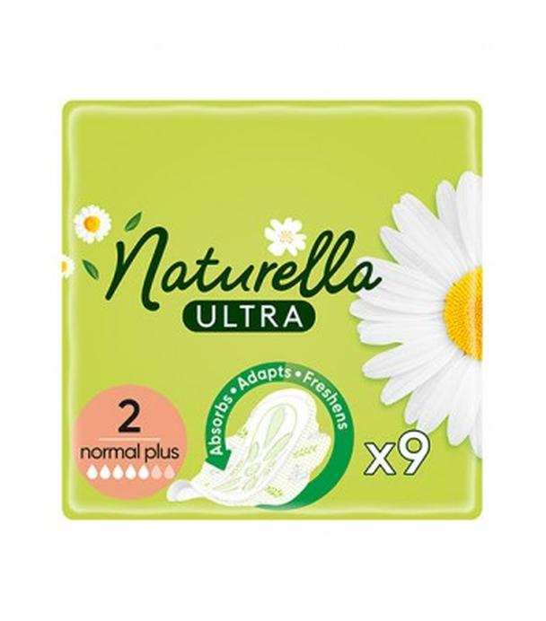 Naturella Ultra Normal Plus Podpaski ze skrzydełkami, 9 szt., cena, opinie, wskazania