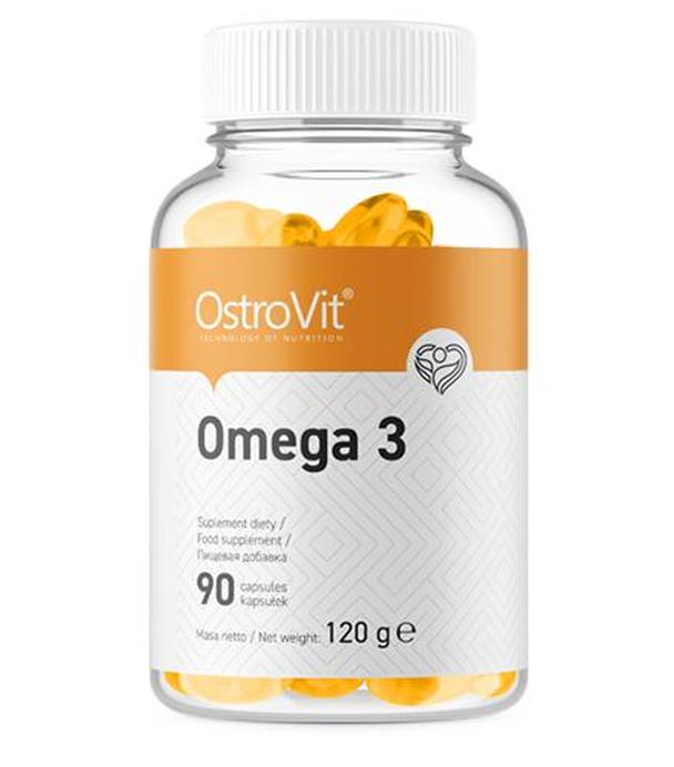 OstroVit Omega 3 - 90 kaps.- cena, opinie, wskazania