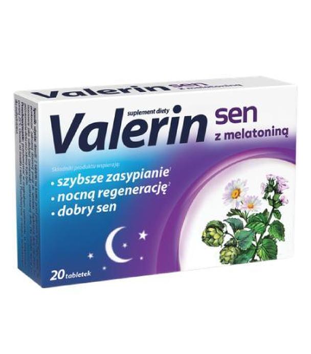 Valerin Sen z melatoniną, 20 tabletek