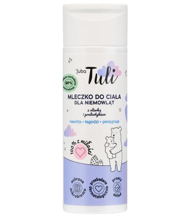 Luba Tuli, Mleczko do ciała dla niemowląt z oliwką i prebiotykiem, 200 ml - ważny do 2025-09-30