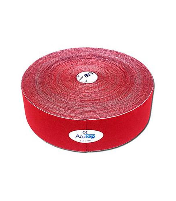 AcuTop Tape Classic 5 cm x 35 m czerwony, 1 szt., cena, wskazania, właściwości