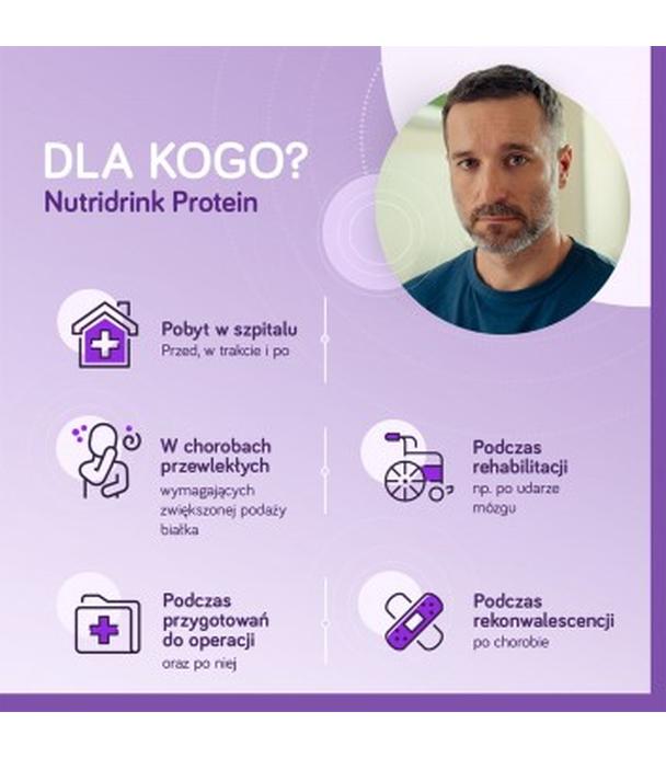 Nutridrink Protein, brzoskwinia-mango, 4 x 125 ml