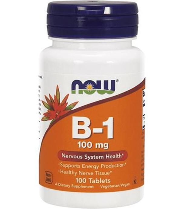 NOW FOODS B-1 100 mg - 100 tabl.