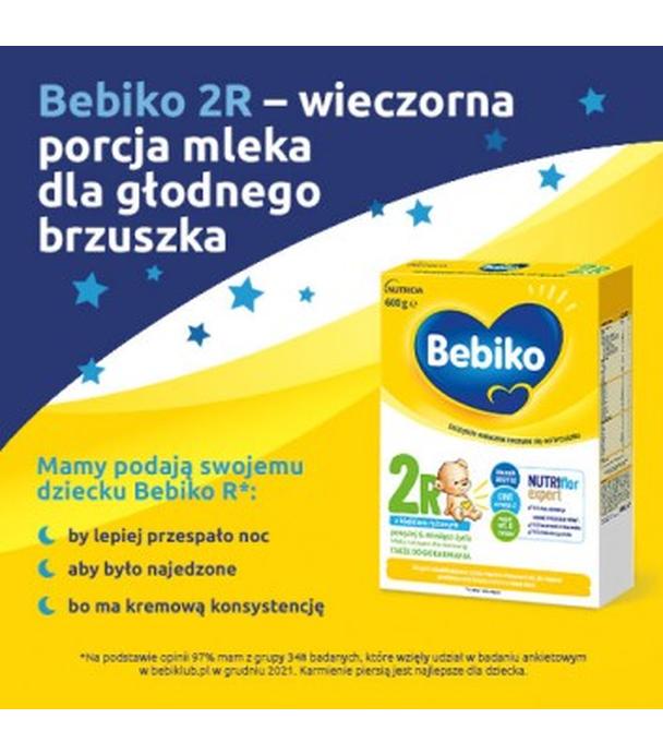 Bebiko 2R Nutriflor Expert Mleko następne z kleikiem ryżowym dla niemowląt powyżej 6. miesiąca życia, 600 g - ważny do 2025-09-22
