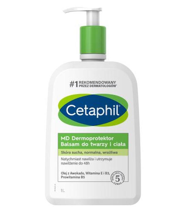 Cetaphil MD Dermoprotektor, balsam do twarzy i ciała, 1000 ml