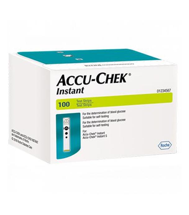 Accu-Chek Instant Testy paskowe do oznaczania stężenia glukozy we krwi - 100 szt. - cena, opinie, właściwości