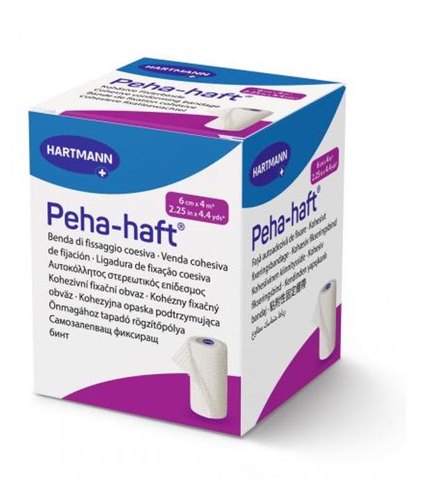 Peha-Haft, Opaska podtrzymująca kohezyjna 6 cm x 4 m, 1 sztuka