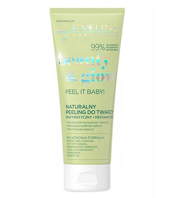 Eveline Beauty Glow naturalny peeling 2w1 enzymatyczny i mechaniczny, 75 ml