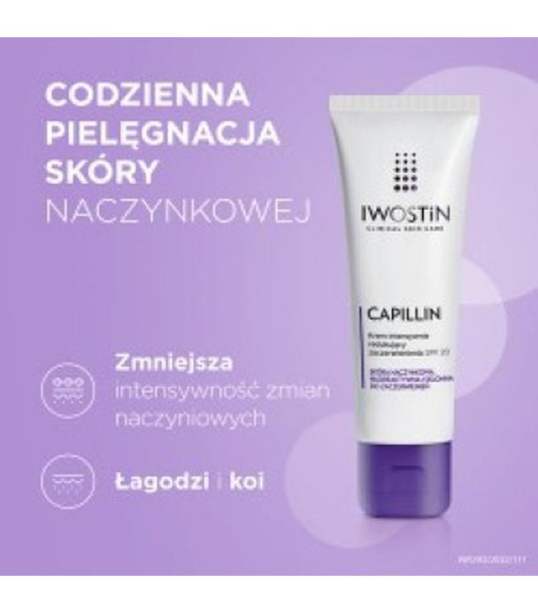 IWOSTIN CAPILLIN Krem intensywnie redukujący zaczerwienienia SPF20 - 40 ml
