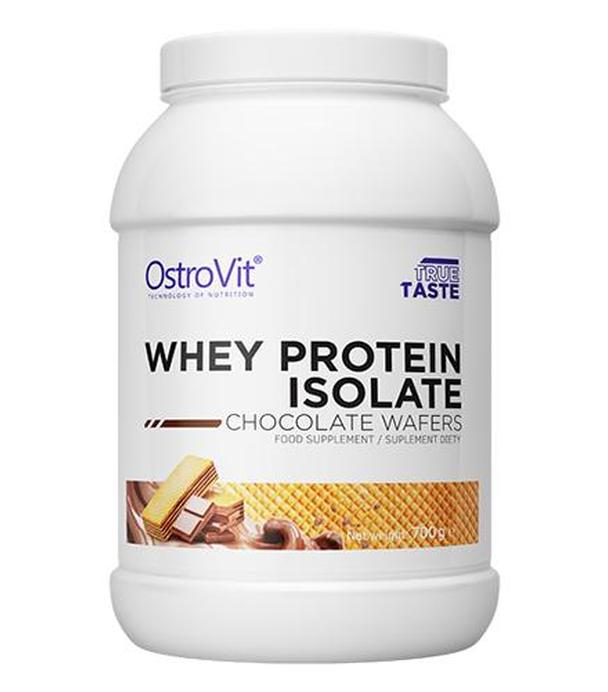 OstroVit Whey Protein Isolate Chocolate-Wafers Odżywka białkowa o smaku wafla w czekoladzie - 700 g - cena, opinie, właściwości