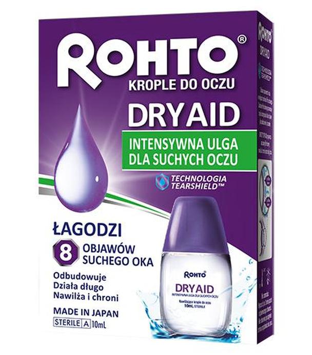 Rohto Dry Aid Krople do oczu - 10 ml - cena, opinie, wskazania