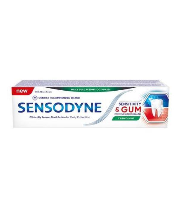 Sensodyne Nadwrażliwość & Dziąsła Caring Mint Pasta do zębów 75 ml