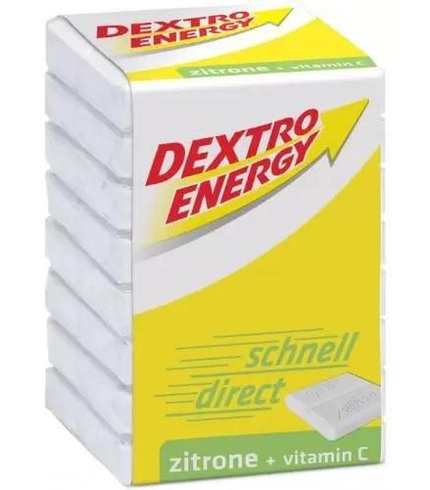 Dextro Energy, cytryna z witaminą C glukoza, pastylki, 8 sztuk