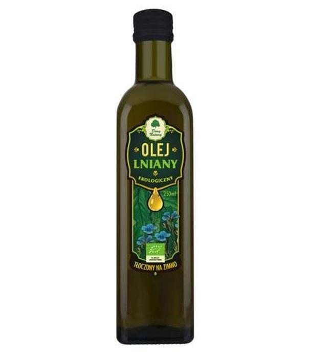 DARY NATURY Olej lniany tłoczony na zimno - 250 ml - ważny do 2025-10-01