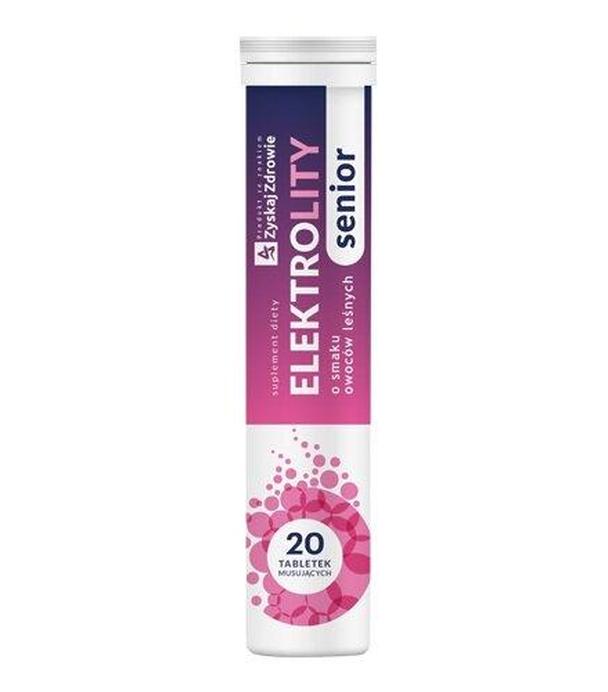 Zyskaj Zdrowie Elektrolity Senior, 20 tabletki musujące