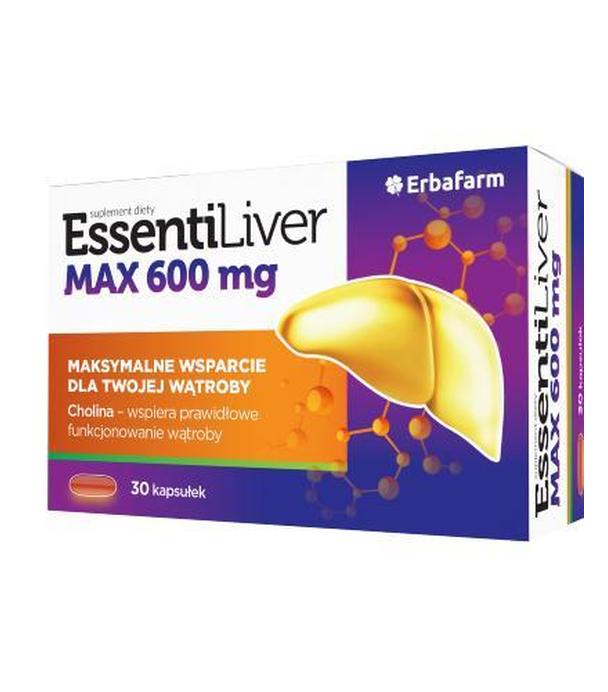 EssentiLiver Max, 30 kapsułek