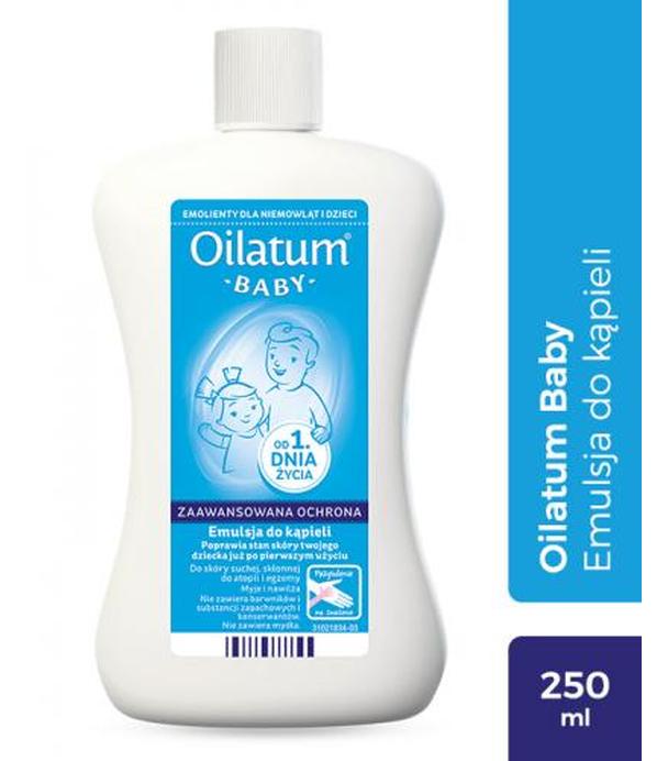 OILATUM BABY Emulsja do kąpieli dla dzieci, 250 ml  - ważny do 2025-10-31