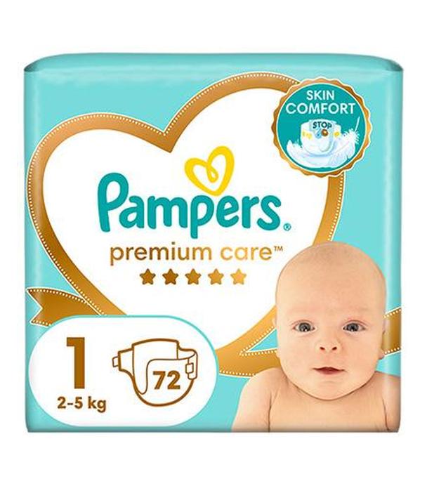 Pampers Premium Care pieluszki rozmiar 1, 2 kg - 5 kg, 72 sztuki