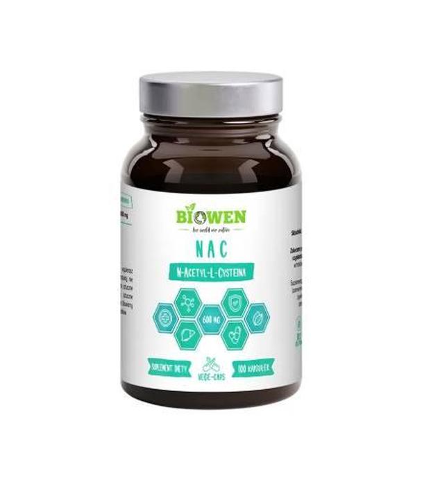Biowen, NAC 600 mg, kapsułki, 100 sztuk