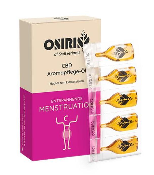 Osiris olejek CBD aroma care odprężenie podczas menstruacji, 10 x 1 ml, cena, opinie, stosowanie