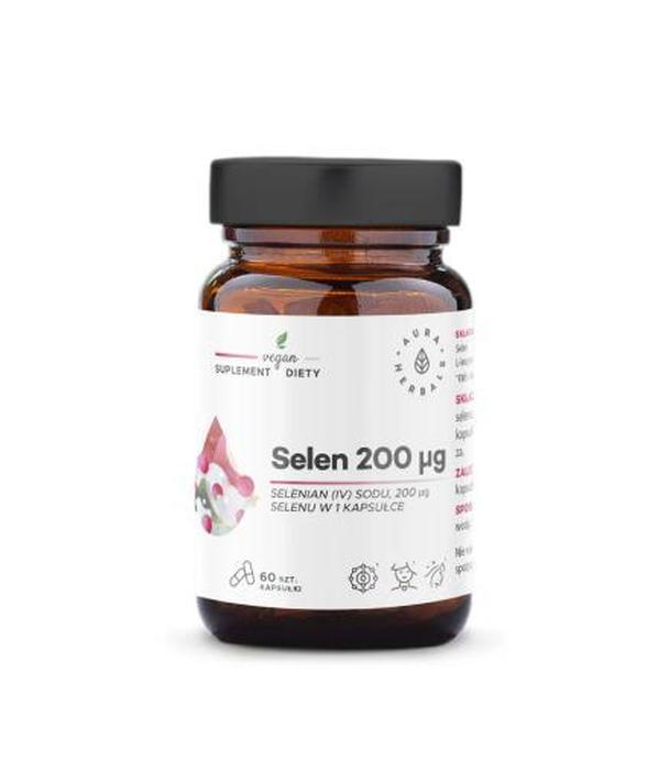 Selen 200 µg Selenian (IV) Sodu, 60 kapsułek