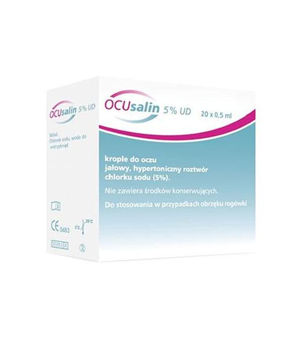 PHARM SUPPLY Ocusalin 5% UD krople do oczu, 20x0,5 ml