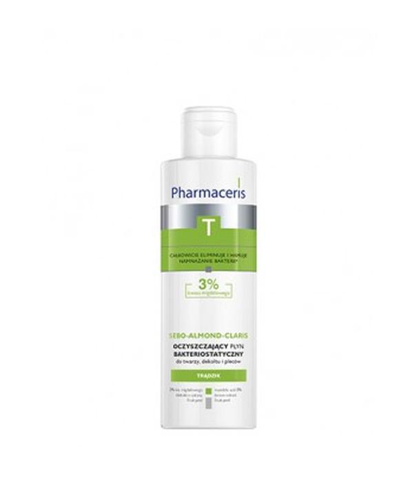 PHARMACERIS T SEBO ALMOND CLARIS Płyn oczyszczający bakteriostatyczny 3% - 190 ml